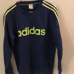 Classic Adidas sweatshirt. Climalite technology.